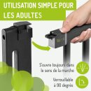 Kinderschutzgitter Miko 63-161 cm aus Holz in Schwarz