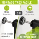 Kinderschutzgitter Miko 87-95 cm aus Holz - Ohne Bohren