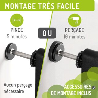 Kinderschutzgitter Miko 103-111 cm aus Holz - Ohne Bohren