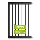 Extensions noires pour barrière Miko – Rallonges en bois 77 cm (10–50 cm)