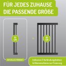 Extensions noires pour barrière Miko – Rallonges en bois 77 cm (10–50 cm)