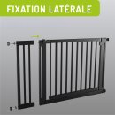 Verlängerungen für Miko Kinderschutzgitter Schwarz – Holz-Verbreiterungen 77 cm (10–50 cm)