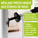 BOMI Y-Adapter Schwarz M10 – Befestigung für Treppengeländer bis 60 mm (2 Stück)