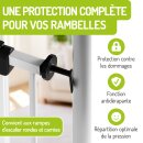 BOMI Y-Adapter Schwarz M10 – Befestigung für Treppengeländer bis 60 mm (2 Stück)