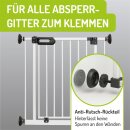 BOMI Wandschutz für Kinderschutzgitter | Elefantenfüße ohne Bohren | Schwarz