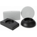 BOMI Wandschutz-Pads 4er-Set | 2x rund & 2x eckig für Türschutzgitter | Schwarz