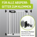 BOMI Wandschutz-Pads 4er-Set | 2x rund & 2x eckig für Türschutzgitter | Schwarz