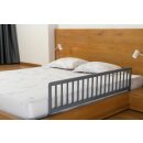 B-Ware Geuther Bettgitter Bettschutzgitter in Grau für Kleinkinder und Babys, 90 cm