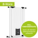 B-Ware: Haustiergitter Mira mit Katzenklappe 73-153 cm