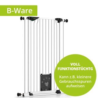 B-Ware: Haustiergitter Mira mit Katzenklappe 153-161 cm