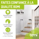 Kinderschutzgitter Merle 63-217 cm | Ohne Stolpergefahr | Extra Flach mit XXL Tür