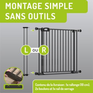 Verbreiterungen für Merle & Mira Flatstep Türschutzgitter – Ideal für breitere Türen und Treppen