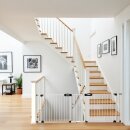 Extra Breites Kinderschutzgitter Merle für Treppen – Doppel-Türsystem | 152–278 cm | Sicherer Treppenauf- & -abgang | Einfacher Einbau ohne Bohren