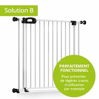 B-Ware: Treppenschutzgitter Merle FLATSTEP 63-217 cm in Weiss