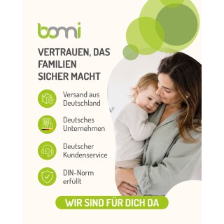 BOMI Mara Metall-Schutzgitter Schwarz 58–122 cm – ohne zusätzliche Verlängerungen